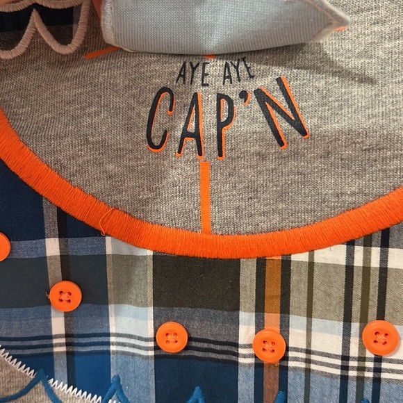 NWT Boys Pirate Short Sleeve T-Shirt Peek-A-Boo Size 8 - Picture 4 of 8